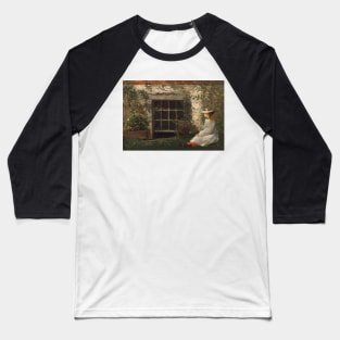 The Four-Leaf Clover by Winslow Homer Baseball T-Shirt